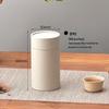 Retro Cowhide Paper Tea Can: Green & White Tea Storage Box