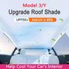 Sunshades For Tesla 2026 Model Y Juniper Launch Model 3 Highland Sunroof Ice Cloth Buckle Sun Roof Glass Skylight Accessories
