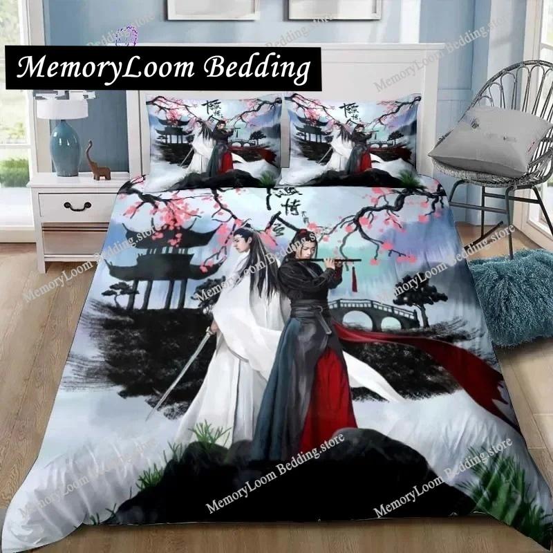 Drama The Untamed Xiao Zhan Wang Yi Bo Beddengoed Set Eenpersoons Twin Volledig Queen King Size Bed Set Volwassen Kind Slaapkamer Beddengoed Cadeau