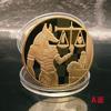 1Pc Ancient Egyptian Pharaoh, Anubis Libra Commemorative Coin, Hound Dog Head Coin, Pyramid, Commemorative Medal Gift