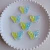 100Pcs Mix Gradient Glitter Animal Butterfly Flatback Cabochons for Hairpin Phone Case Scrapbooking DIY Jewelry Craft Decoration