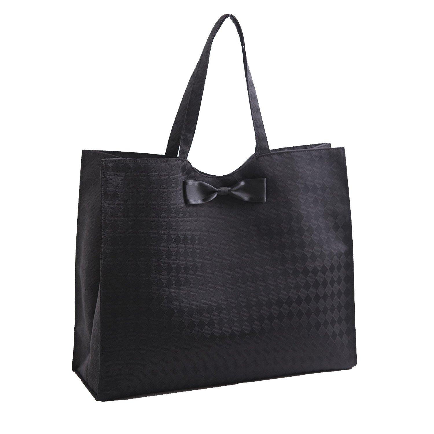 

Сумка-авоська с принтом «Аврора», Формат А4, Сделано в Японии, Водоотталкивающая, Два кармана, Гладкие ручки, Черная официальная сумка, Идеально для свадеб, Входа