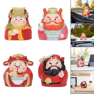 Resin Chinese Mythological Figurine Lifelike Fengshui Sculpture for Bedroom