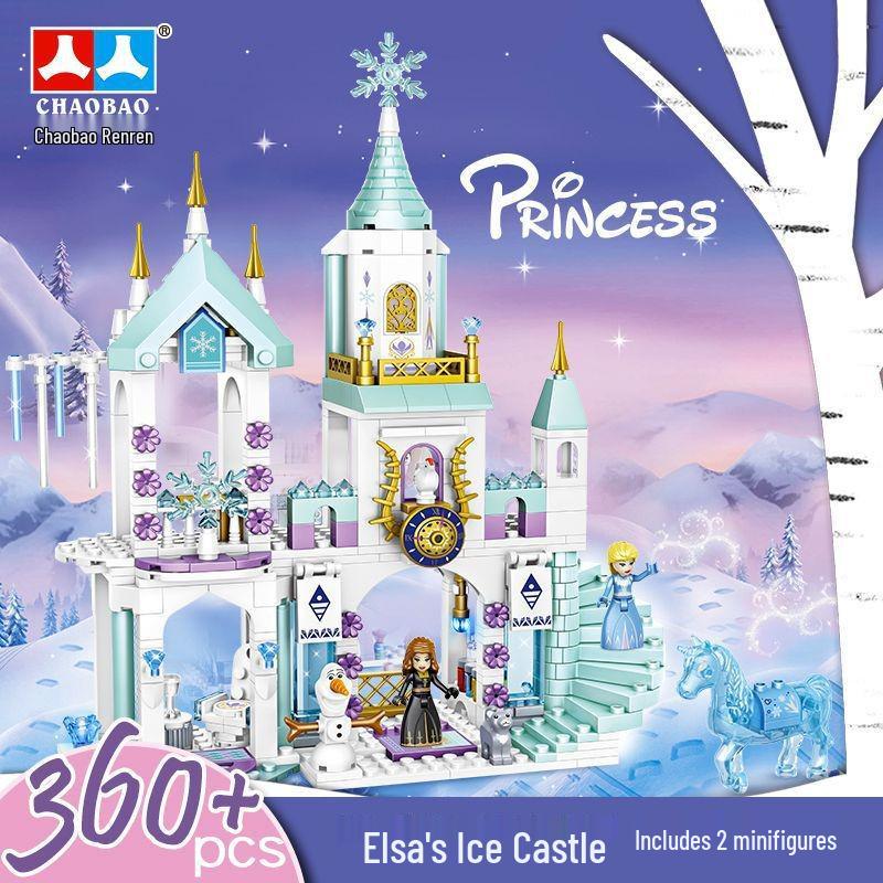 ChaoBao Ice & Snow Castle Sleigh Carriage Building Blocks - Compatible with LEGO, Ideal Gift for Girls