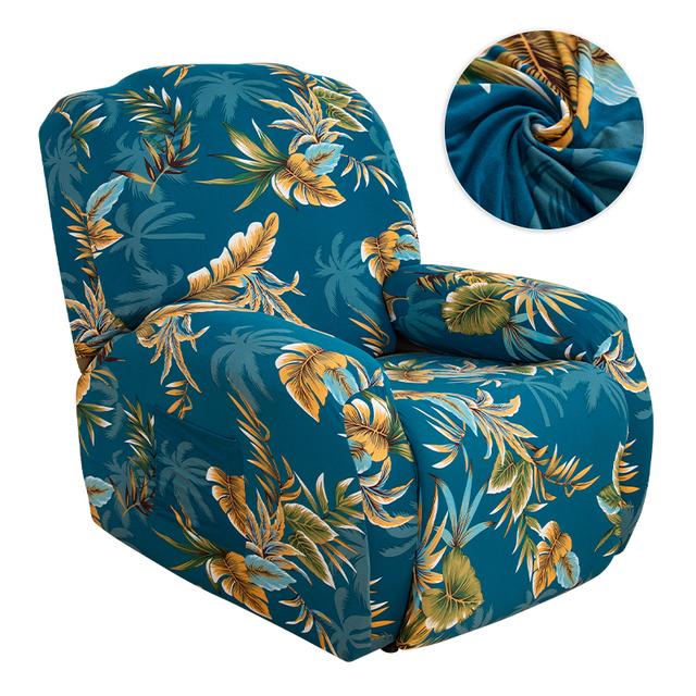 

Printed Recliner Sofa Cover Stretch Non -Slip Armchairs Protector For Living Room Machine Washable Design Relax Lazy Boy Sofas Slipcovers Home Use 1 Seat