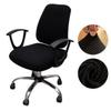 2Pcs/Set Breathable Office Chair Cover Soft Chair Seat Slipcovers Computer Chair Cover  Home Textile