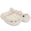 . Thick-soled Heightening Eva Hole Shoes for Women's Summer Two Wear Non-slip Outer Wear Runaway Sandals Beach Shoes