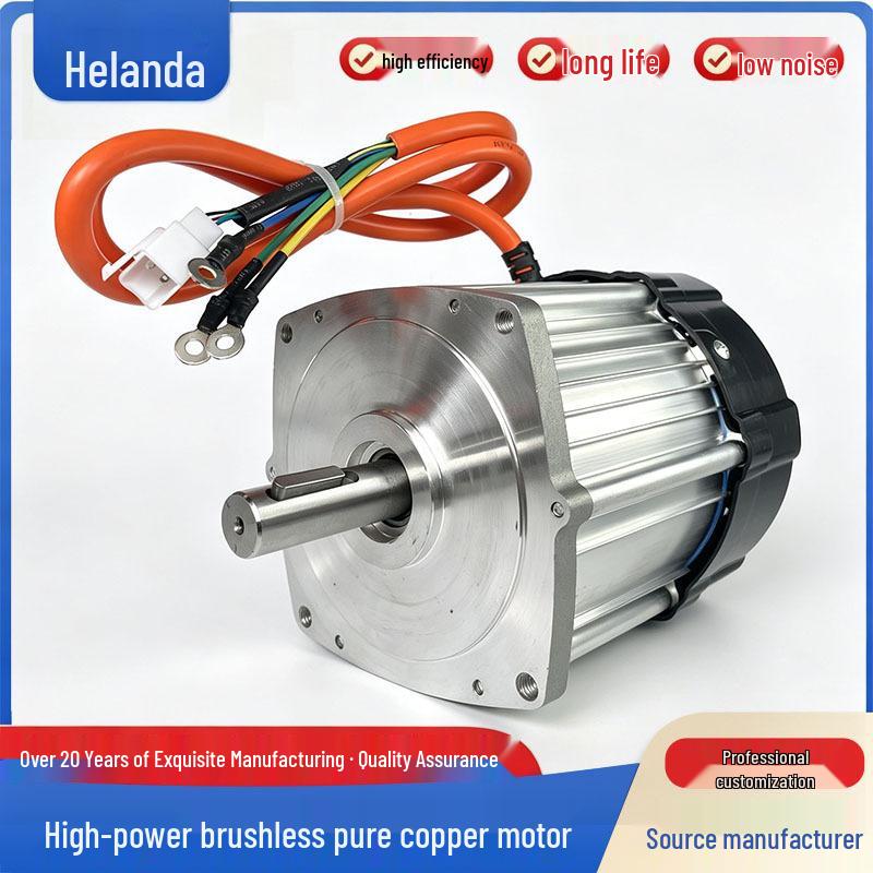 High-Power 850W 48V/60V DC Brushless Motor for Tracked Agricultural Vehicles