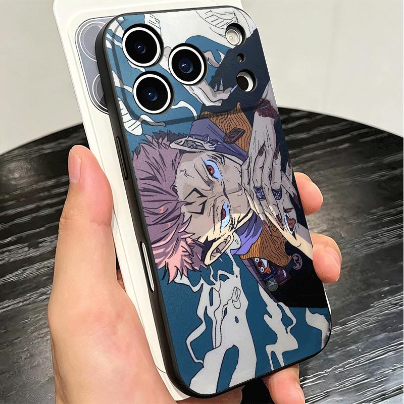 Japan Anime JUJUSU KAISENS Soft Phone Case for iPhone 16 16E 17 Air 15 Pro Max 14 Plus 13 Mini 11 12 7 Black Cover Back Shell