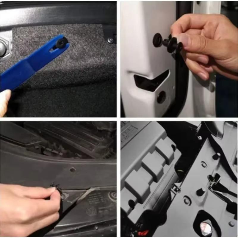 50/100pcs General Motors 8mm Expansion Screw Leaf Plate Lining Trunk Clip Through Core Nail Fender Plastic Clip