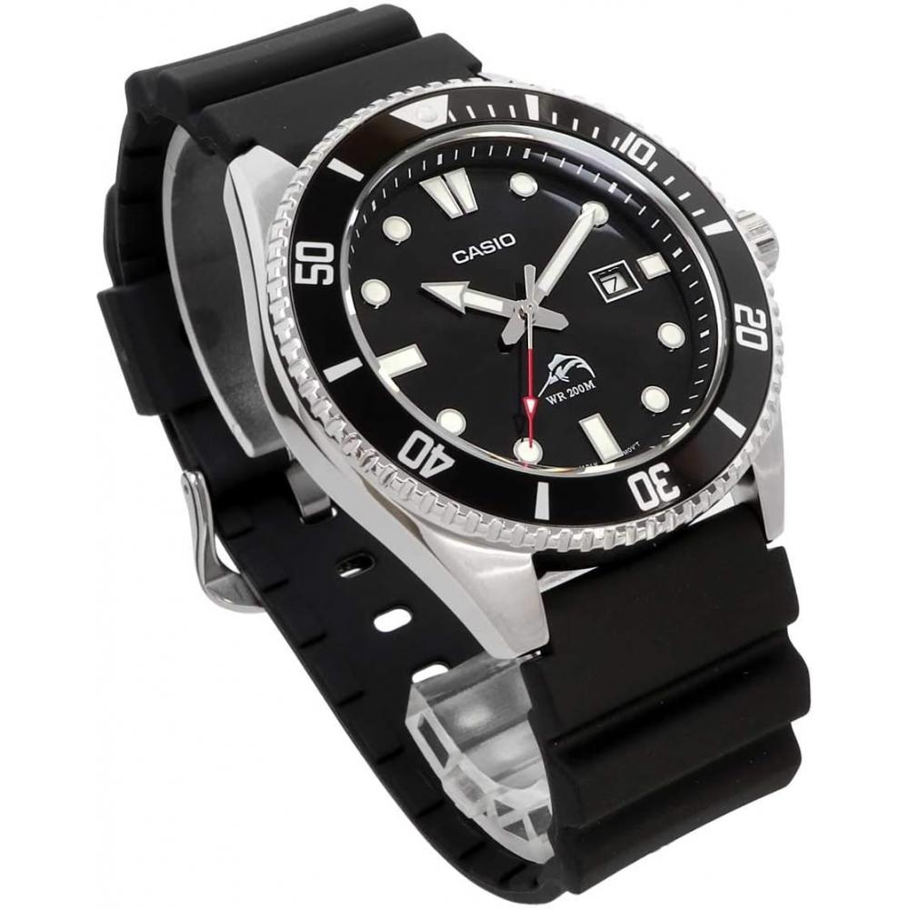 Casio Diver Watch Mdv 106 Series Black Silver Mdv 106 1av