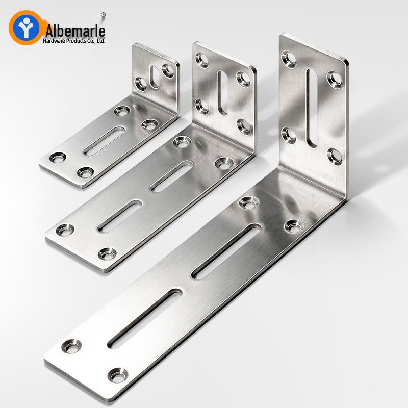 Soporte de Estante para Armario de Pared en Forma de L Universal Ajustable - Escuadra de Carga Galvanizada