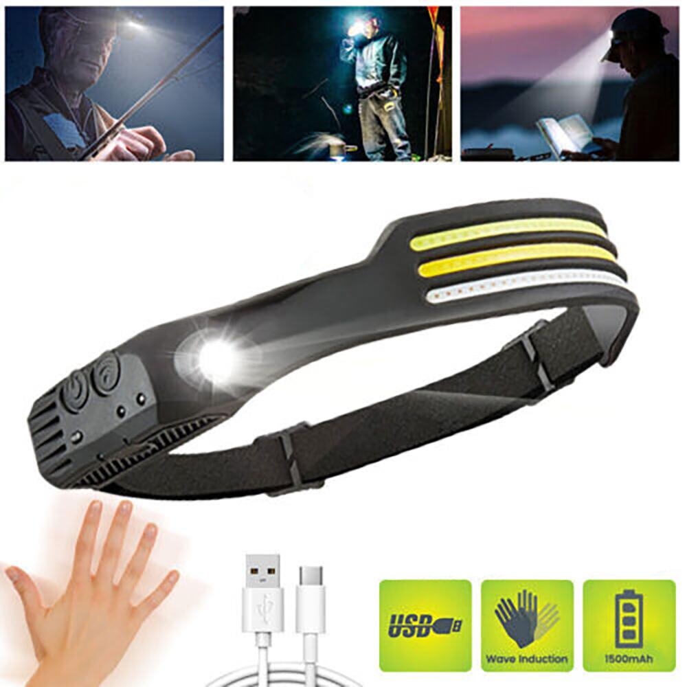 

USB-светильник, повязка на голову, лампа, повязка на голову, рабочий светильник, водонепроницаемый поисковый светильник для кемпинга