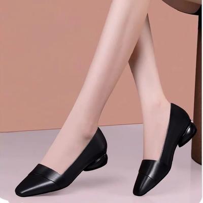 Women Cute Sweet Light Weight Beige Spring & Summer Daily High Heel Pumps Lady Casual Comfort Office Work Shoes Ab555