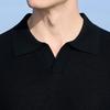 Antonio Men's Old Money Style Linen-Silk-Cotton Blend Polo Shirt