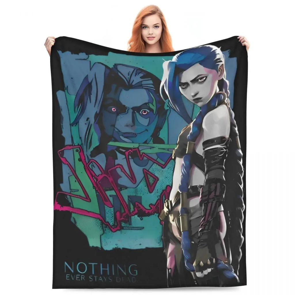 Caitvi Arcane Blankets Action Adventure Wool Awesome Warm Throw Blankets for Chair Covering Sofa Decoration