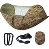 Outdoor Hammock Strong Load-bearing Solid Straps Easy Installation Auto Opening Anti-Mosquito Net Portable Swing with Anti-mosquito Camping Equipment
