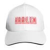 Harlem Text With Border Baseball Cap Rave Thermal Visor luxury caps Christmas Hat Unisexs Tennis Womens
