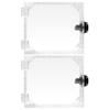 2Pcs Large Universal Thermostat Lock Box with Modifiable Password, Clear Thermostat Guard