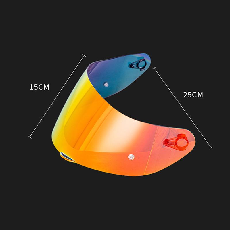 Helmvisier für Agv K1 K3Sv K5 Motorradhelm Brille Motorradhelm Verfärbendes Glas Nachtsicht Visier Glas Schild