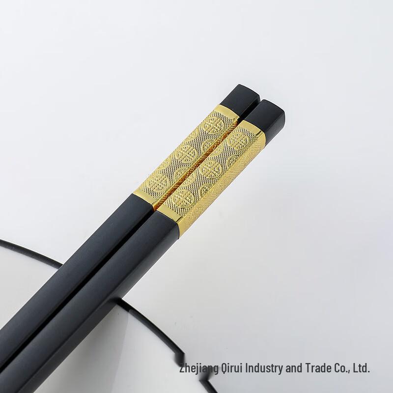 ZISIZ Goldene Ruyi Legierung Essstäbchen