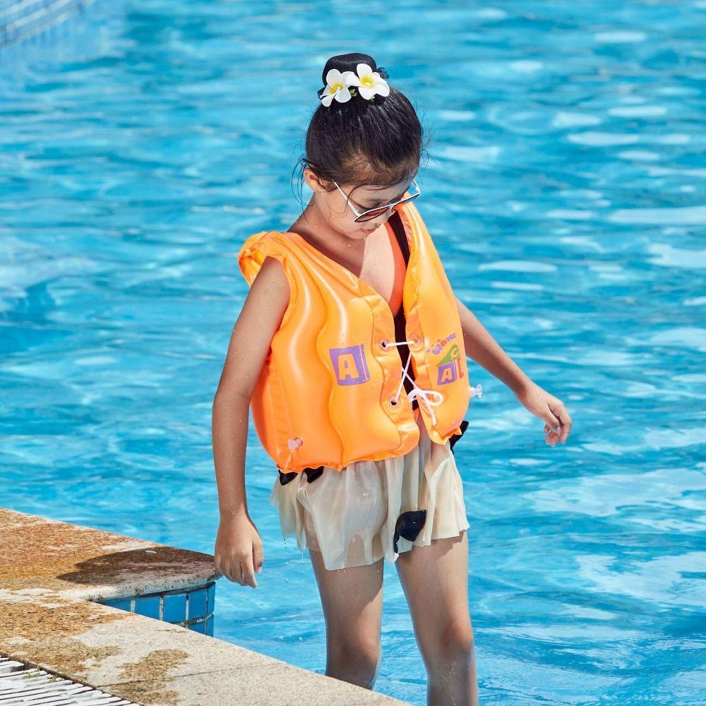 Giubbotto Da Nuoto Per Bambini - Gilet Galleggiante Neoprene Con Cinturino - Foto 13
