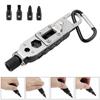 1PC Multifunctional Mini Screwdriver Outdoor EDC Keychain Shape Screwdrivers Portable Steel Repair Tool WBL