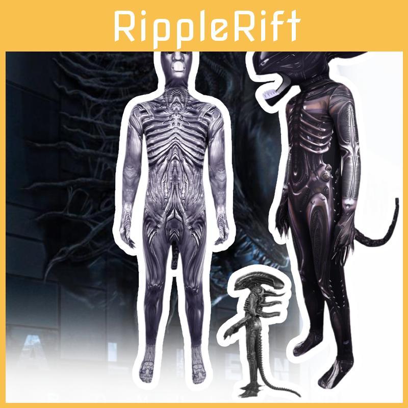 Alien Romulus Cosplay Costume For Halloween Featuring Unique Stage Performance Design For All Genders