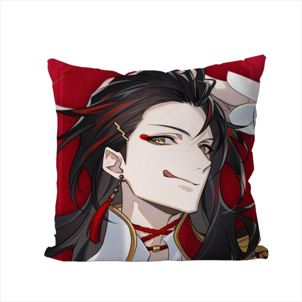 Anime VVox Akuma Pillow Case For Car Sofa Decorative Home Doublesided Print Plush Square Throw Pillow Cushion Cover