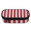 Pencil Bag Zipper Closure Large Storage Space Durable 300D Polyester with Main Compartment Mesh Pocket and Pen Slots for Students