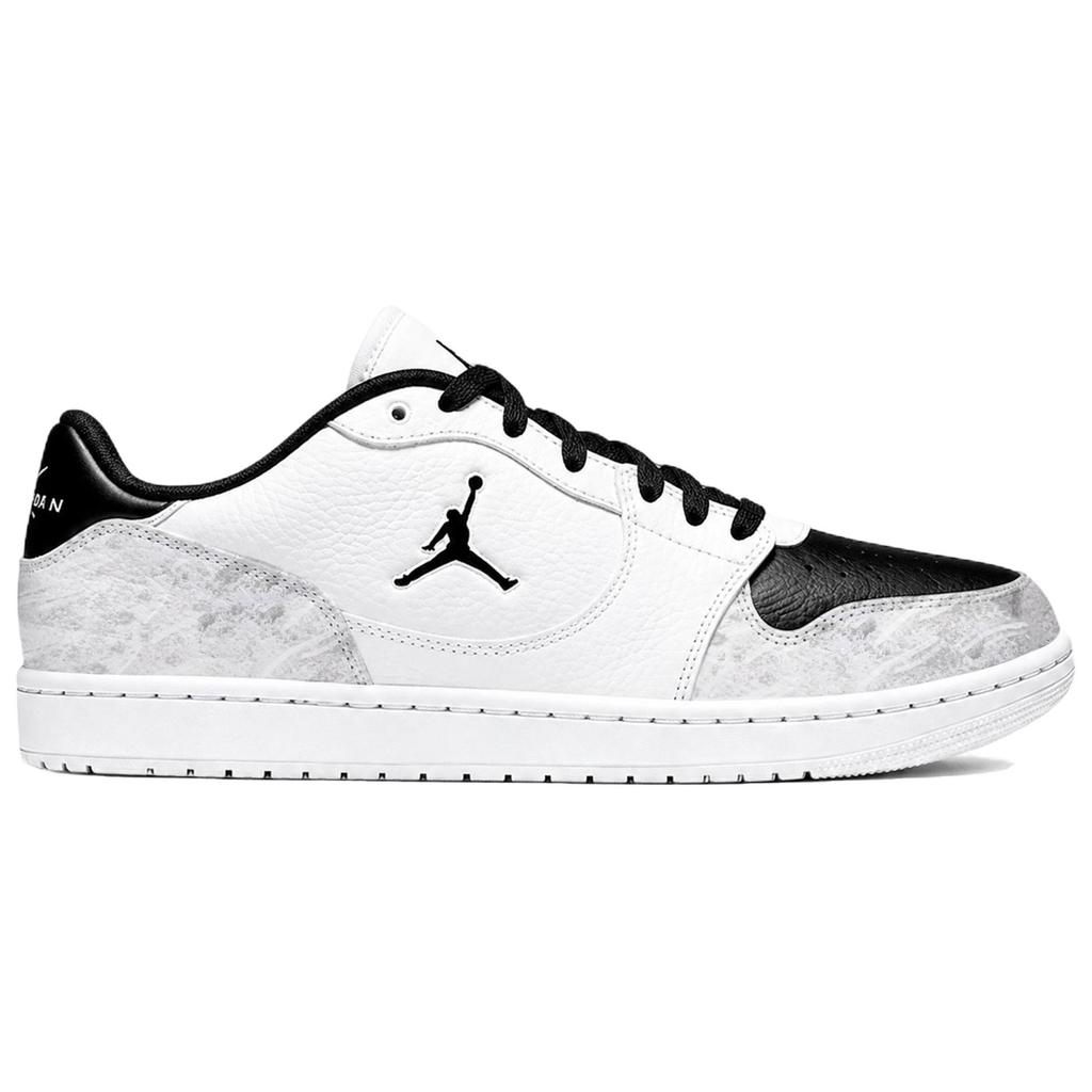 Jordan COURT CONNECT Abrasion Resistant Lightweight Low Top Skateboard Shoes Men's Black White IQ5698-101(Team1496-)