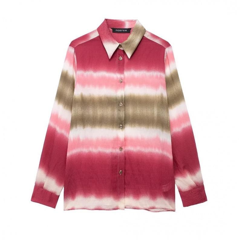 

Летний комплект тай-дай женской уличной моды: футболка и брюки M