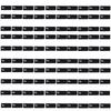 Sizes Change Accessory For Clothing Removable Washable Satins Fabric Label For Sewing And Fashion Designs
