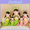 Cute Mermaid Princess Doll Pillow For Girls Soft Plush Toy For Sleeping Perfect Gift For Children