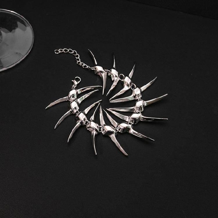 Thorn Fish Bone Chain Bracelets Adjustable Link Chain Charm Bracelets Jewelry
