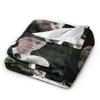 Dracor Malfoye Blanket Dementor Cartoon Flannel Novelty Soft Throw Blanket for Home Spring/Autumn