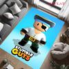 Stumble Guys Tumble Carpet Rug for Living Room Bedroom Home Sofa Decoration,Kids Play Nonslip Floor Mat