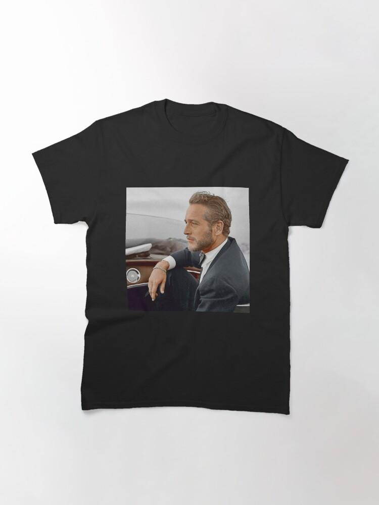 Dean Martin Hand colored picture of Paul Newman. Classic T-Shirt