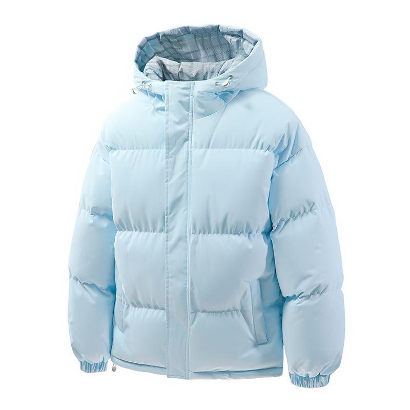 

New Hooded Simple Warm Cotton Clothes Cotton Clothes Men and Women Versatile Thickened Guochao Autumn and Winter Loose Bread Clothes M