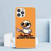 Funny Cute Yellow Duck You Soft Cover for iPhone 16 17 Air 15 14 Pro Max 16E Phone Case 13 Mini 12 11 7 SE 8 Print Pattern Fit C