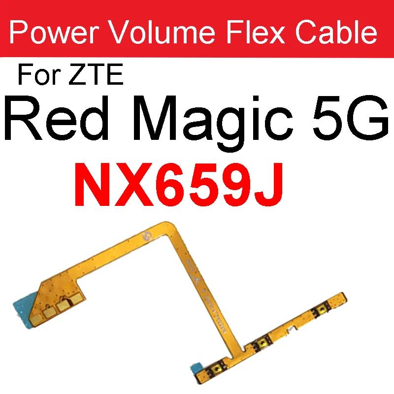 Power Volume Buttons Flex Cable For ZTE Nubia Red Magic 3 NX629J 3S 5G 5S NX659J 6 6Pro NX669J 7 NX679J 7Pro NX709J Volume Power Red Magic5G