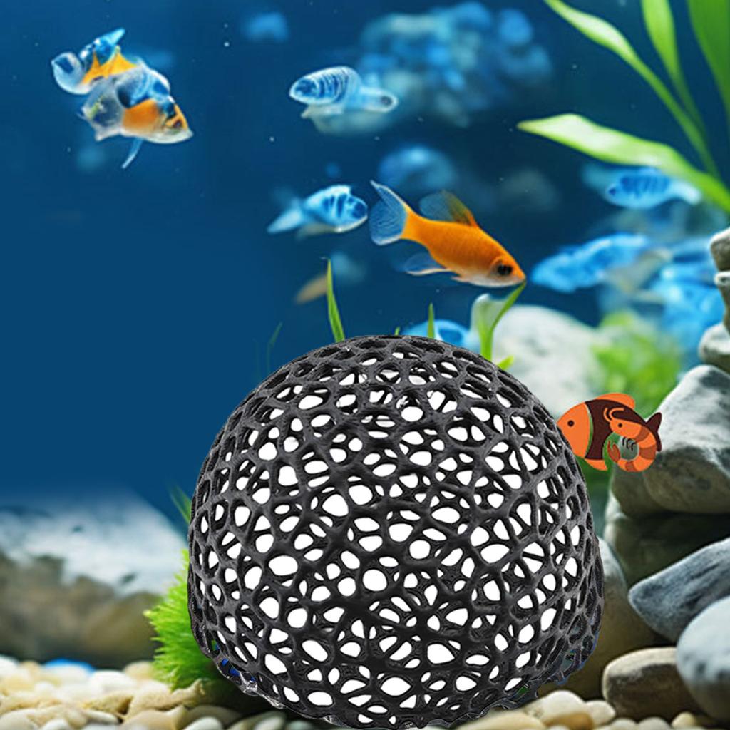 Artificial Resting Cave Shelter Aquarium Decors Landscape for Beautify Aquarium Landscaping Appearance Dome
