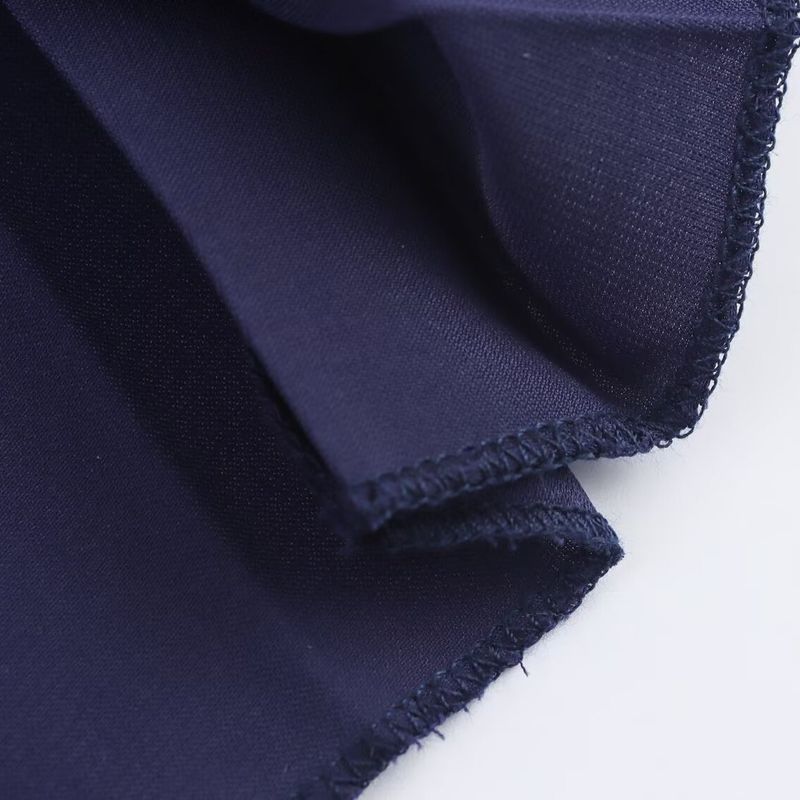 Kaslead New Women clothes Western Style Fashion Simple Temperament Commuter Style round Neck Sleeveless Pleated Skirt