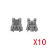 Building Blocks Soldier Figures Equipments Accessories Gifts Toys MOC USA Army Bulletproof Armored Vest Mini Bricks Toy DIY  R28