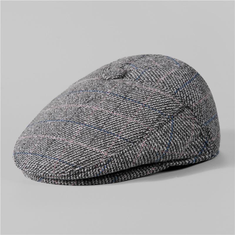 Hat Men's Winter Cap Grandpa Fleece Ear Protector Hat Old Winter Cotton Hat