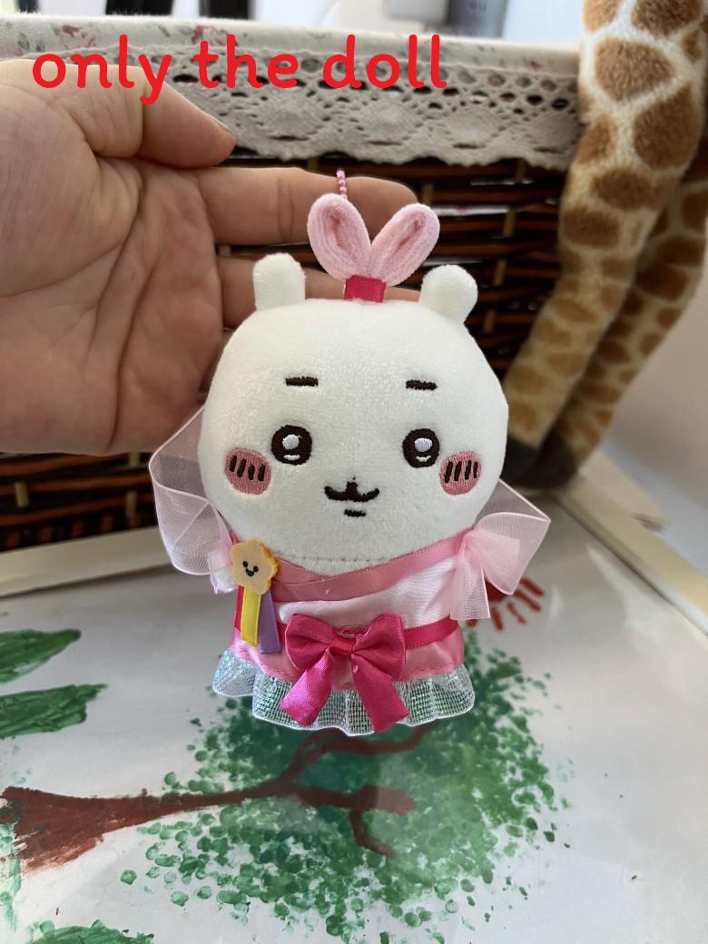 

Chiikawa Hachiware Usagi Plush Keychain With Cowhand And Weaver Design For Girl Gift And Decorative Use Gayi