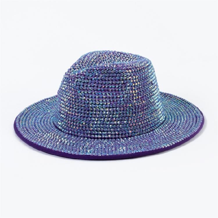 Sparkle Womens Cowboy Hat Western Cowgirl Hats Rhinestones Party Prop Disco Hats