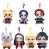 Demon Slayer Plush Toy Set: Tanjiro, Tomioka, Zenitsu, Nezuko Dolls
