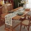 Bohemian Cotton Thread Nordic Table Runner: Retro American Country Mori Style for Coffee Table & TV Cabinet