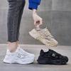 New Women Breathable Air Mesh Sneakers Spring Autumn Thick-soled Casual Sport Running Shoes Girl Student  Athletic Shoes